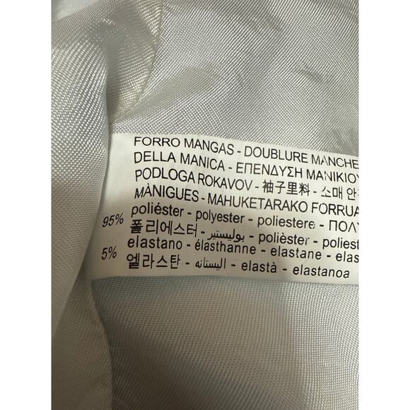 Zara Women's Blue Double Brestaed Long Sleeve Noct Collar Blazer Coat Jacket XS - Picture 4 of 5